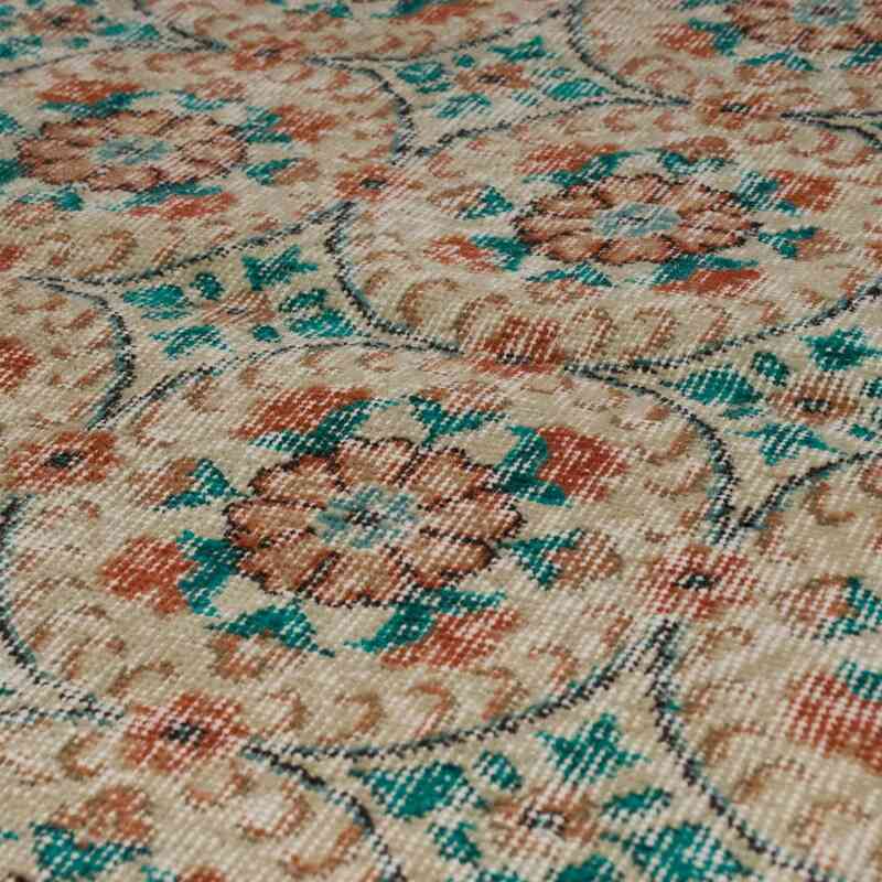Vintage Turkish Hand-Knotted Rug - 6' 3" x 9' 6" (75" x 114") - K0067512