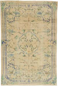 Alfombra Vintage Turca Anudada a Mano - 169 cm x 250 cm