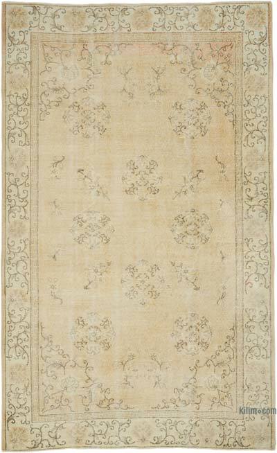 Vintage Turkish Hand-Knotted Rug - 5' 3" x 8' 6" (63" x 102")