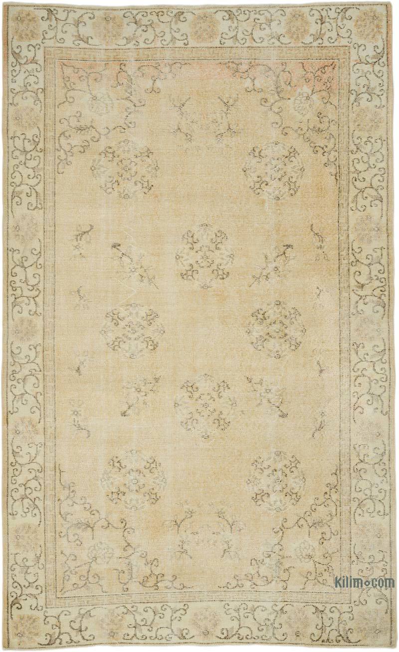 Alfombra Vintage Turca Anudada a Mano - 159 cm x 259 cm - K0067515