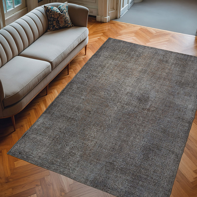 Alfombra Turca Vintage Sobre-teñida - 192 cm x 286 cm - K0067516
