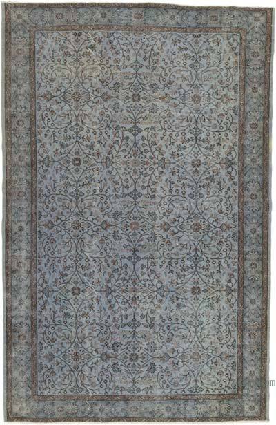 Over-dyed Vintage Hand-Knotted Turkish Rug - 6'  x 9' 3" (72 in. x 111 in.)