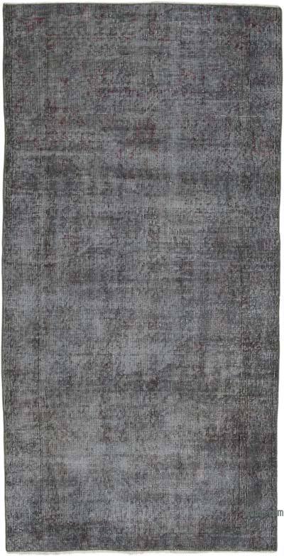 Over-dyed Vintage Hand-Knotted Turkish Rug - 3' 2" x 6' 3" (38 in. x 75 in.)