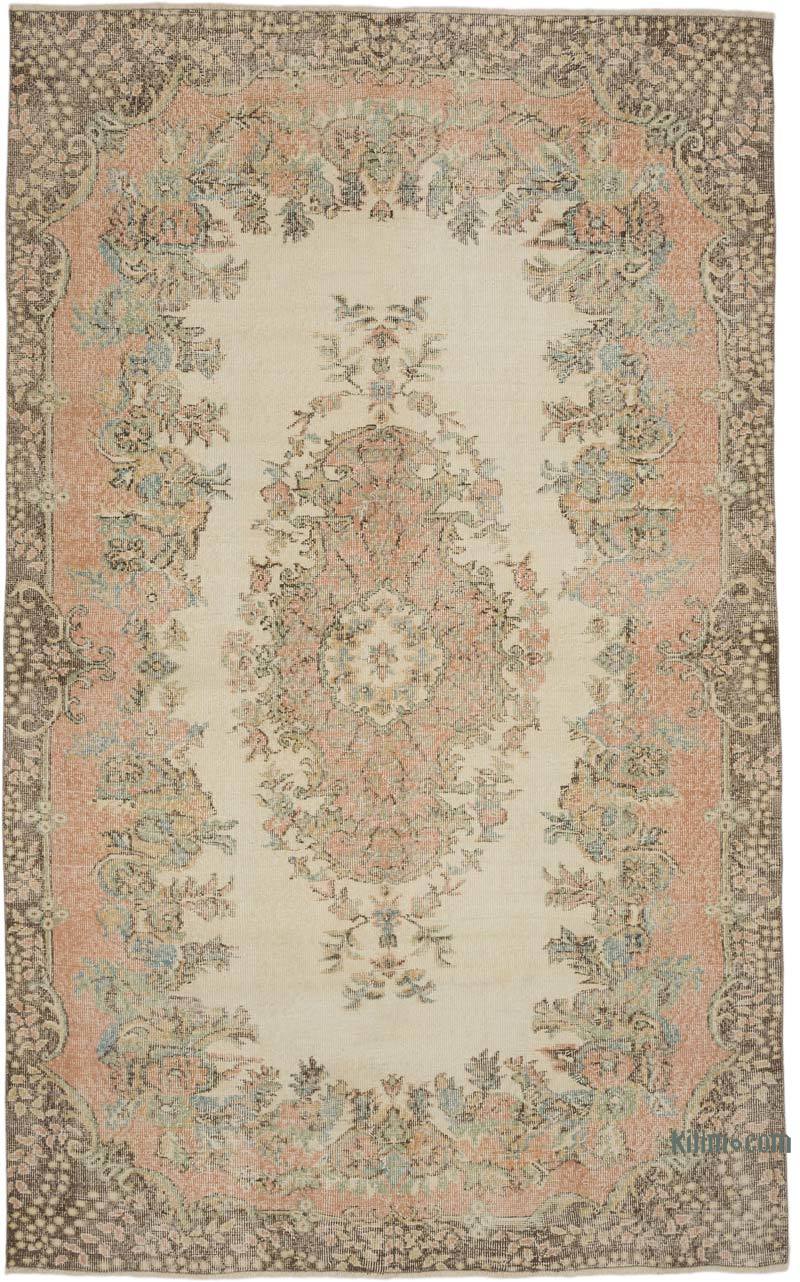 Alfombra Vintage Turca Anudada a Mano - 175 cm x 281 cm - K0067530