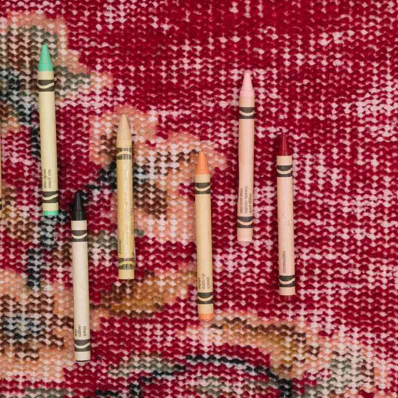 Alfombra Vintage Turca Anudada a Mano - 154 cm x 252 cm - K0067536