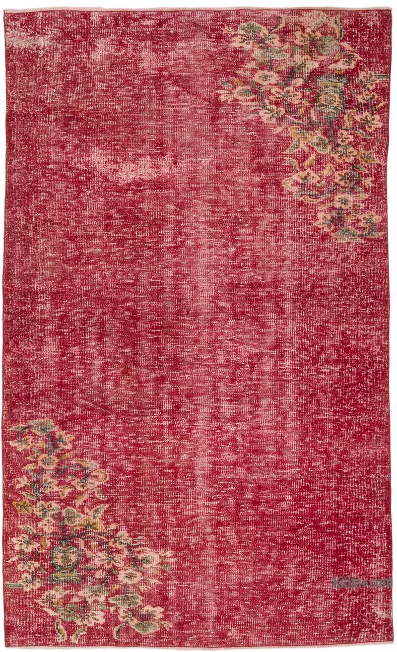 Alfombra Vintage Turca Anudada a Mano - 154 cm x 252 cm - K0067536