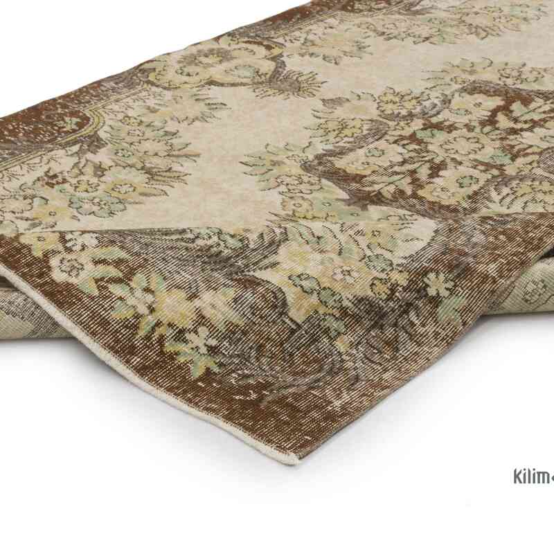 Alfombra Vintage Turca Anudada a Mano - 159 cm x 266 cm - K0067538