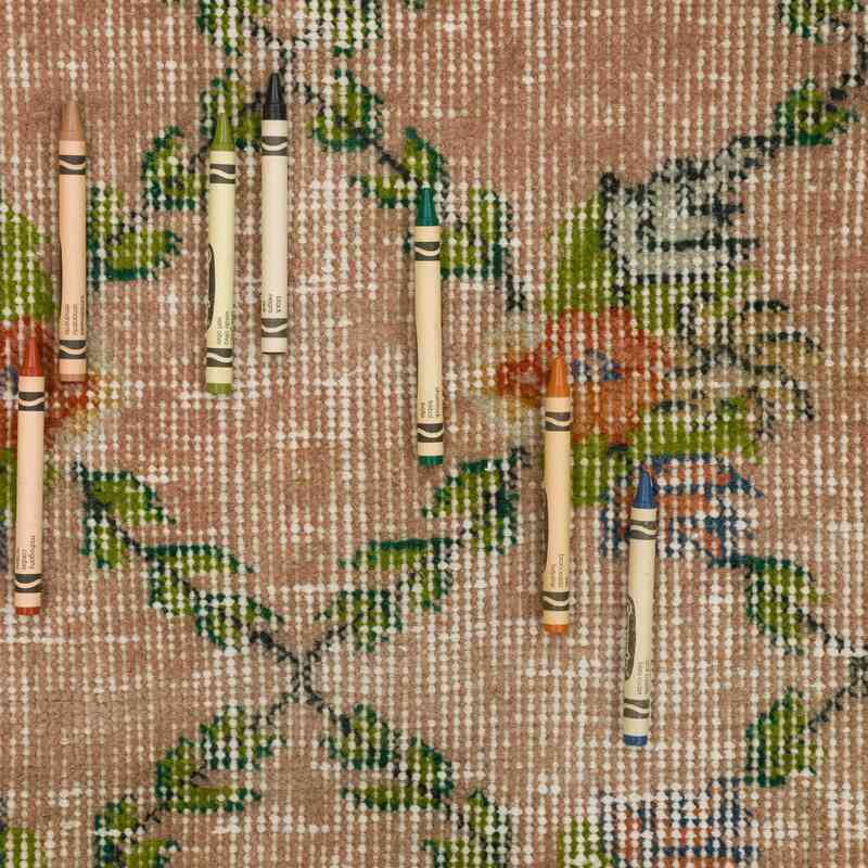Vintage Turkish Hand-Knotted Rug - 5' 5" x 8' 8" (65" x 104") - K0067540