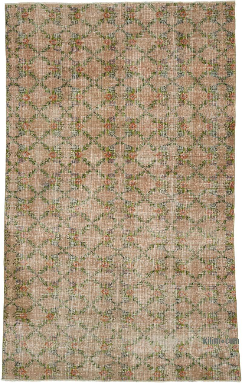 Vintage Turkish Hand-Knotted Rug - 5' 5" x 8' 8" (65" x 104") - K0067540