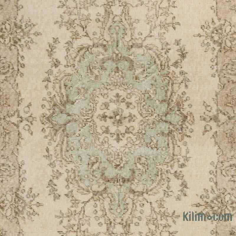 Alfombra Vintage Turca Anudada a Mano - 113 cm x 212 cm - K0067542