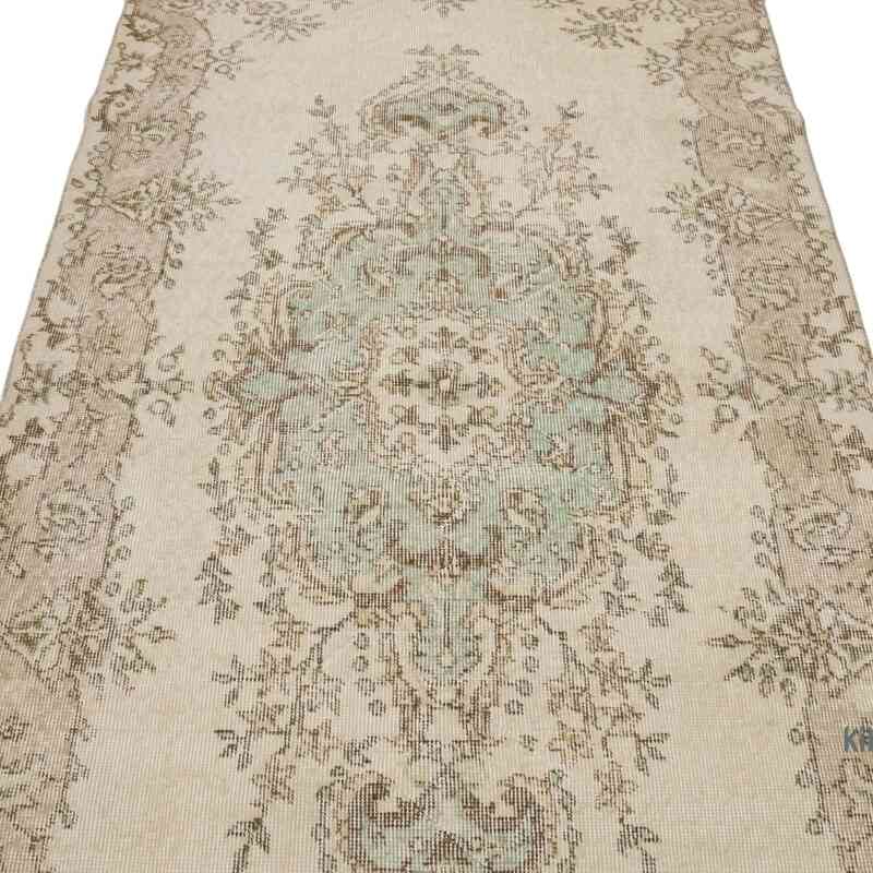 Alfombra Vintage Turca Anudada a Mano - 113 cm x 212 cm - K0067542