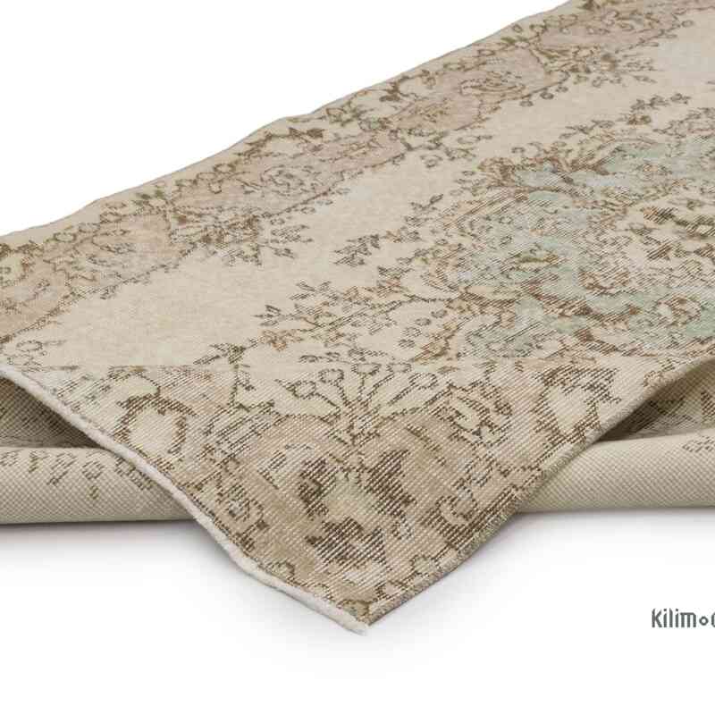 Alfombra Vintage Turca Anudada a Mano - 113 cm x 212 cm - K0067542