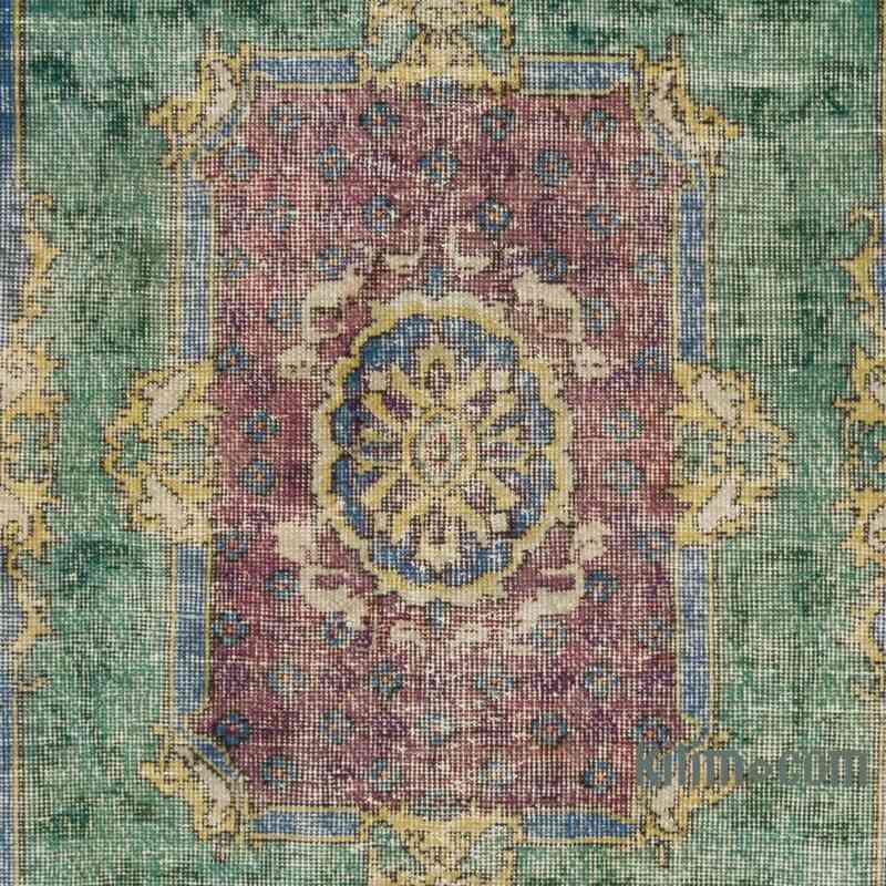 Alfombra Vintage Turca Anudada a Mano - 108 cm x 203 cm - K0067544