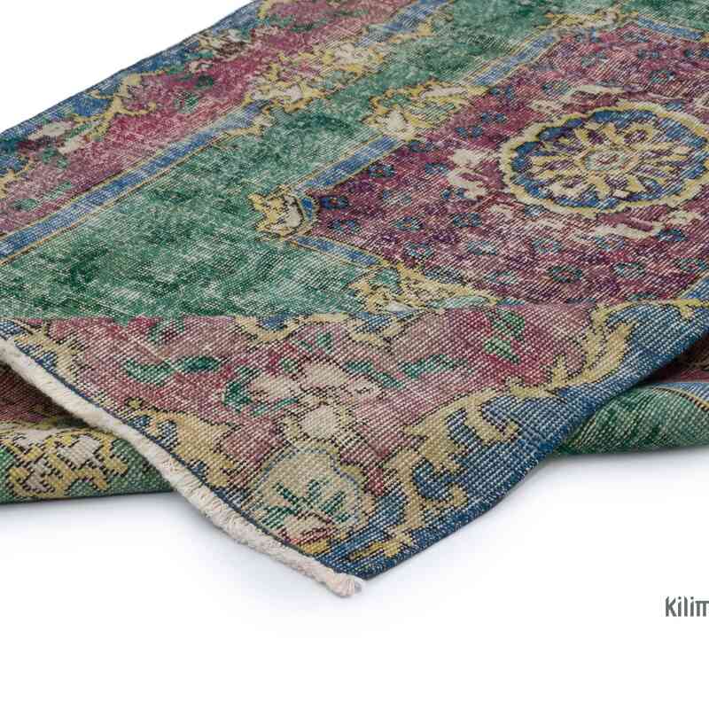 Alfombra Vintage Turca Anudada a Mano - 108 cm x 203 cm - K0067544