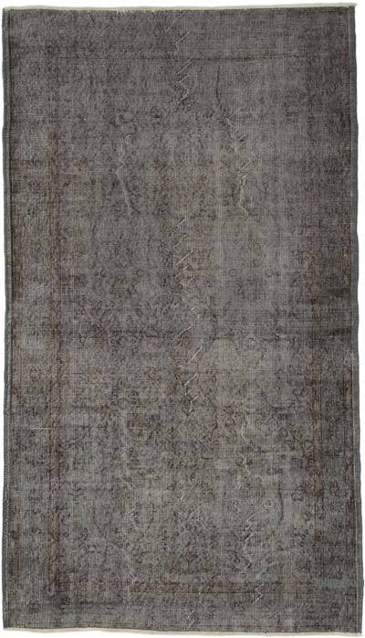 Over-dyed Vintage Hand-Knotted Turkish Rug - 3' 10" x 6' 9" (46 in. x 81 in.)
