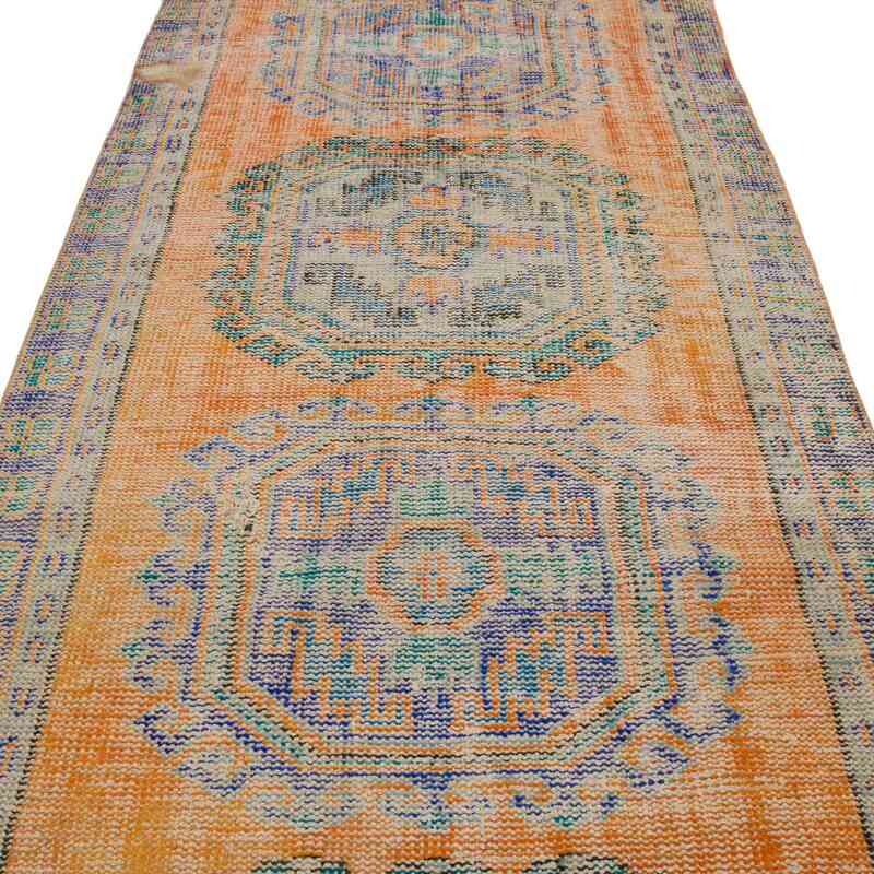 Vintage Turkish Hand-Knotted Runner - 3' 11" x 10' 11" (47" x 131") - K0067547