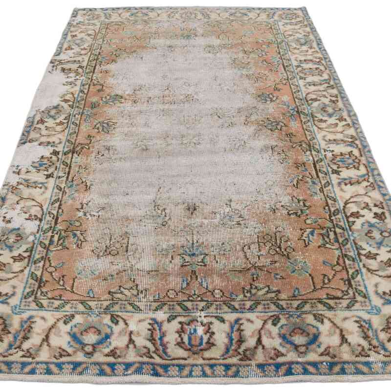 Vintage Turkish Hand-Knotted Rug - 3' 9" x 6' 11" (45" x 83") - K0067548