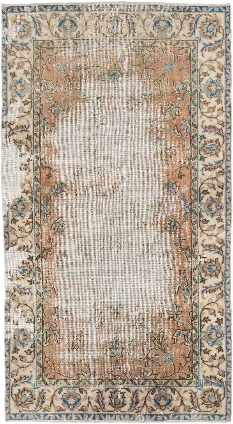 Vintage Turkish Hand-Knotted Rug - 3' 9" x 6' 11" (45" x 83") - K0067548