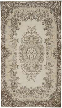 Vintage Turkish Hand-Knotted Rug - 3' 9" x 6' 7" (45" x 79")