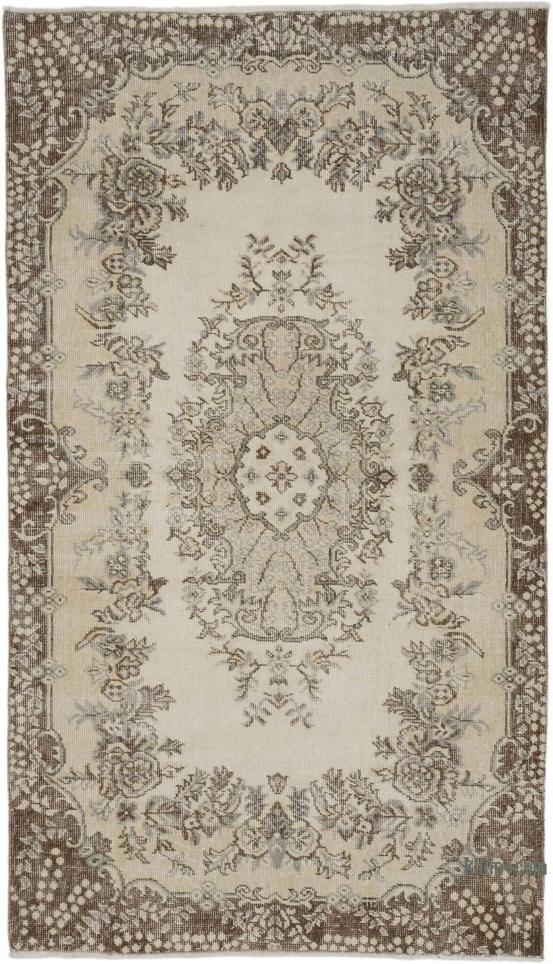 El Dokuma Vintage Halı - 115 cm x 200 cm - K0067551