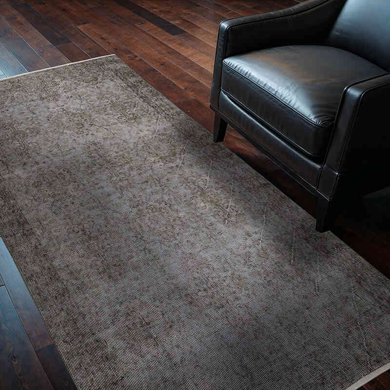 Alfombra Turca Vintage Sobre-teñida - 115 cm x 210 cm - K0067557