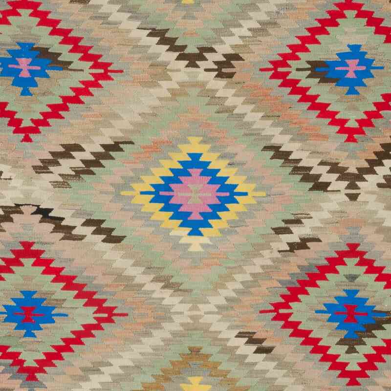 Vintage Afyon Kilim Rug - 6' 8" x 8' 10" (80" x 106") - K0067560