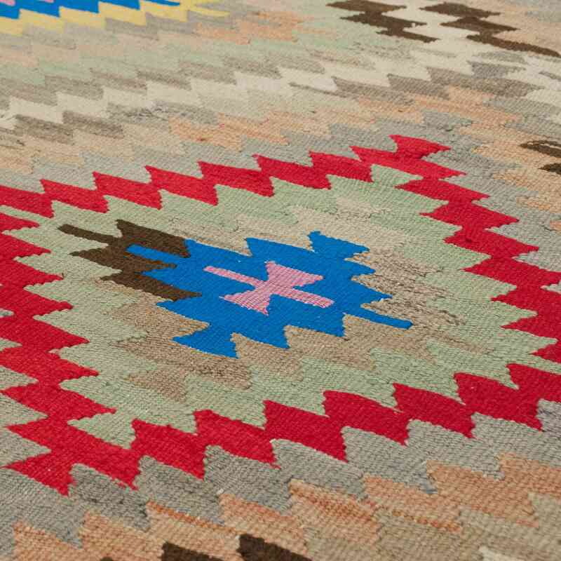 Vintage Afyon Kilim Rug - 6' 8" x 8' 10" (80" x 106") - K0067560