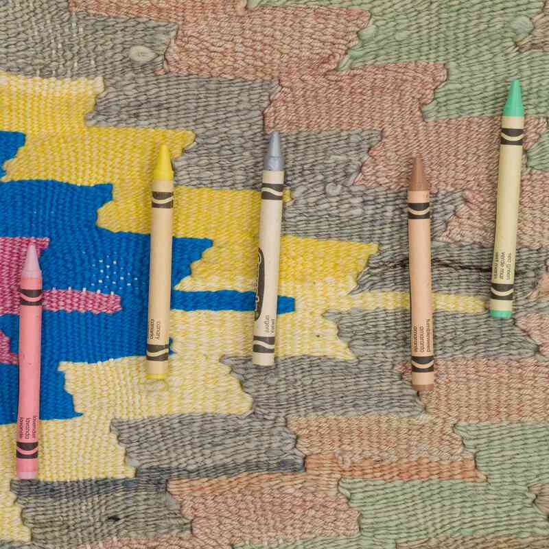 Vintage Afyon Kilim Rug - 6' 8" x 8' 10" (80" x 106") - K0067560