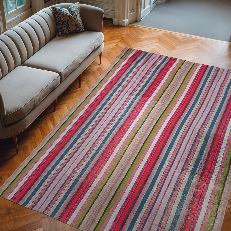 Vintage Turkish Pala Kilim (Chaput) - K0067562