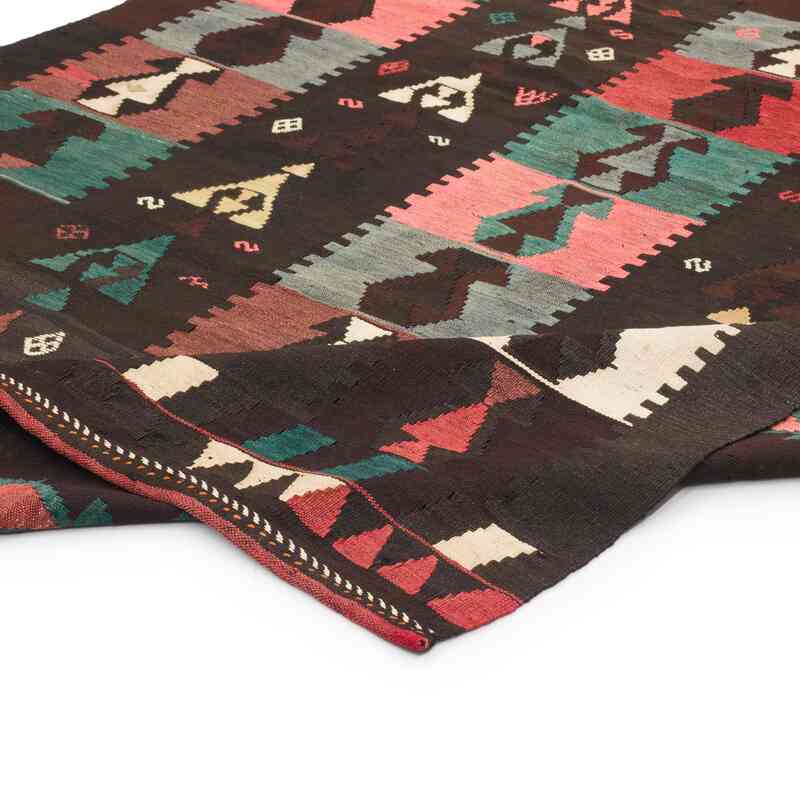 Vintage Balikesir Kilim Rug - 5' 5" x 8' 11" (65" x 107") - K0067593