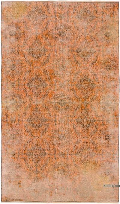 Over-dyed Vintage Hand-Knotted Turkish Rug - 3' 10" x 6' 6" (46 in. x 78 in.)
