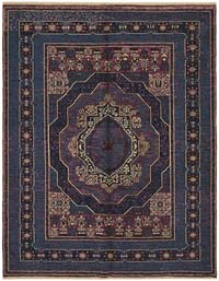 New Hand-Knotted Wool Oushak Rug