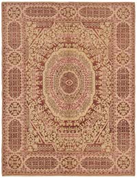 New Hand-Knotted Wool Oushak Rug