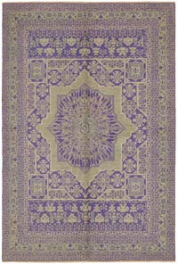New Hand-Knotted Wool Oushak Rug