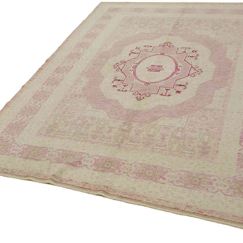 New Hand-Knotted Wool Oushak Rug - K0067642