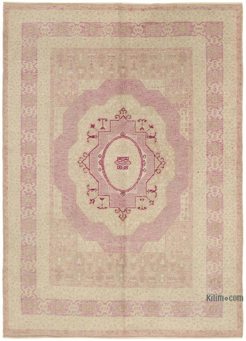 New Hand-Knotted Wool Oushak Rug - K0067642