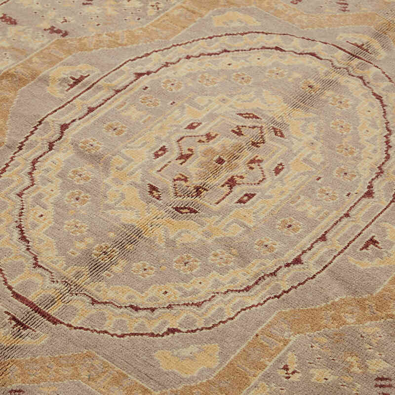 New Hand-Knotted Wool Oushak Rug - K0067652