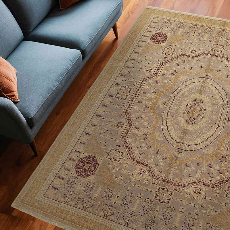 New Hand-Knotted Wool Oushak Rug - K0067652