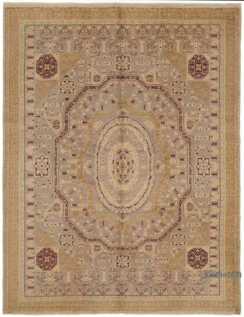 New Hand-Knotted Wool Oushak Rug - K0067652