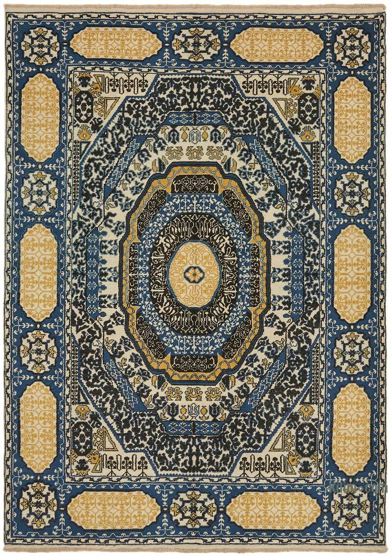 New Hand-Knotted Wool Oushak Rug - K0067654