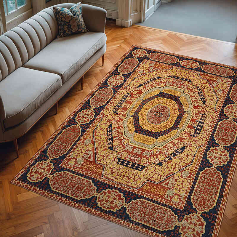 Yeni El Dokuma Uşak Halısı - K0067659