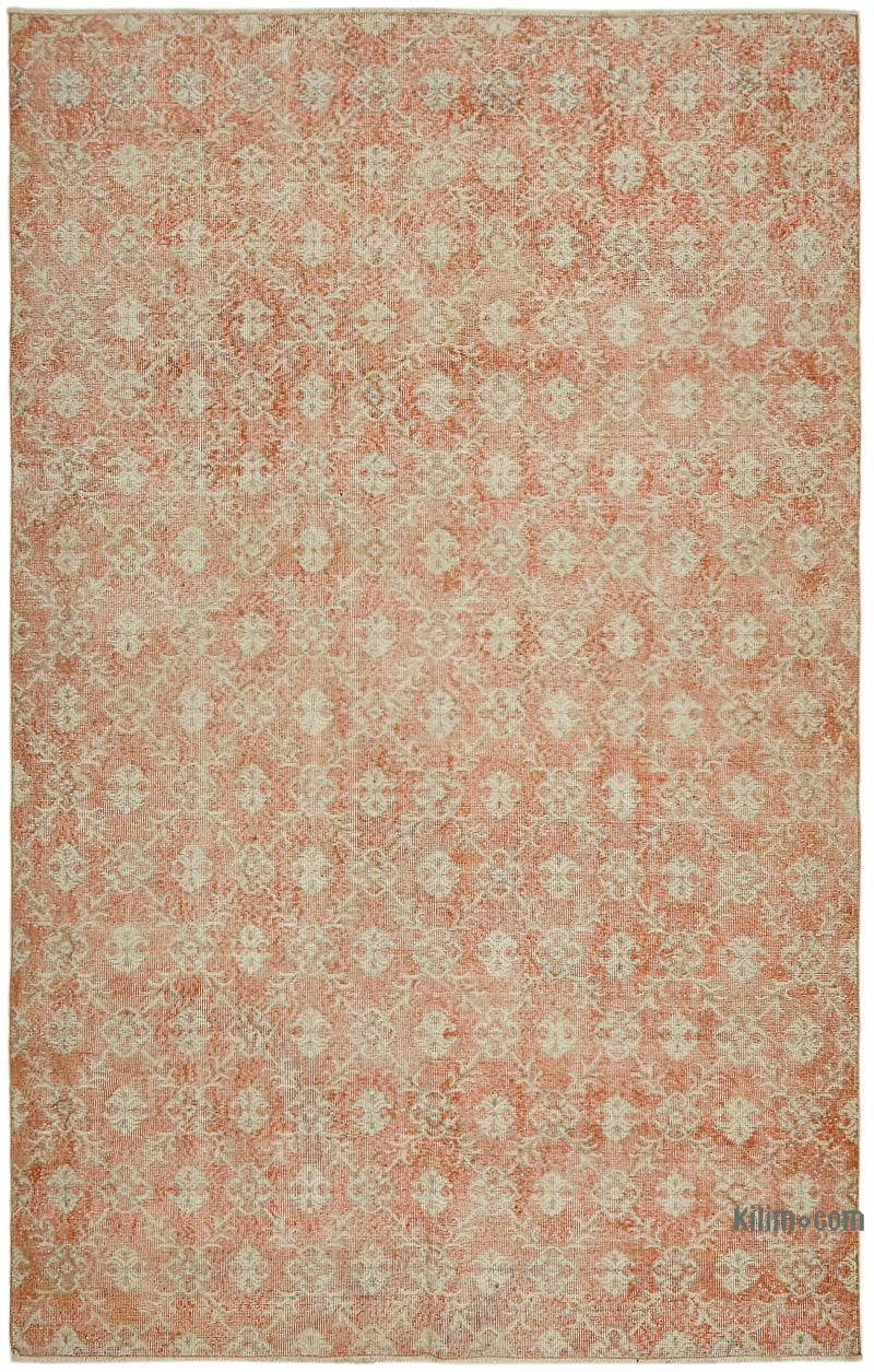 Alfombra Vintage Turca Anudada a Mano - 213 cm x 325 cm - K0067683