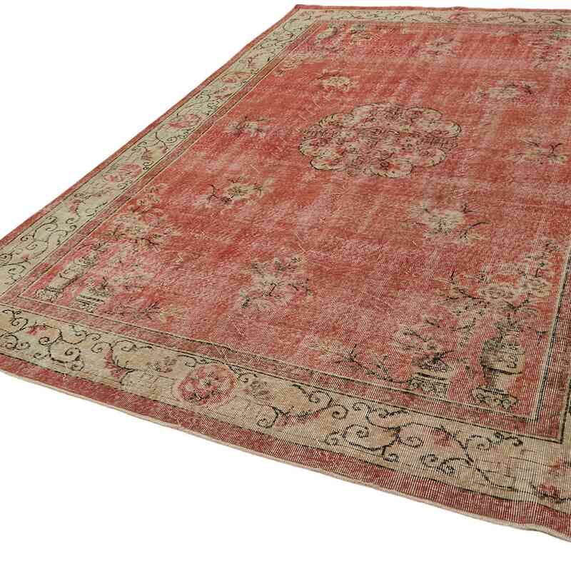 Alfombra Vintage Turca Anudada a Mano - 206 cm x 328 cm - K0067691