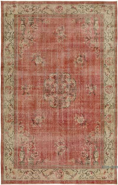Alfombra Vintage Turca Anudada a Mano - 206 cm x 328 cm