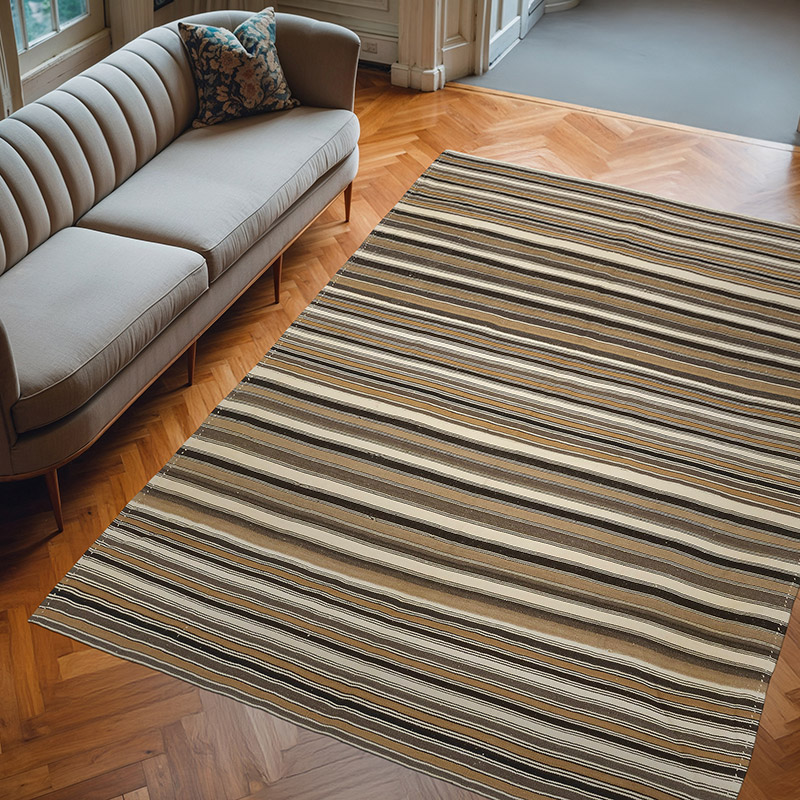 Alfombra Vintage Anatolian Kilim - 197 cm x 282 cm - K0067748