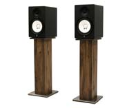 Soportes para altavoces de nogal