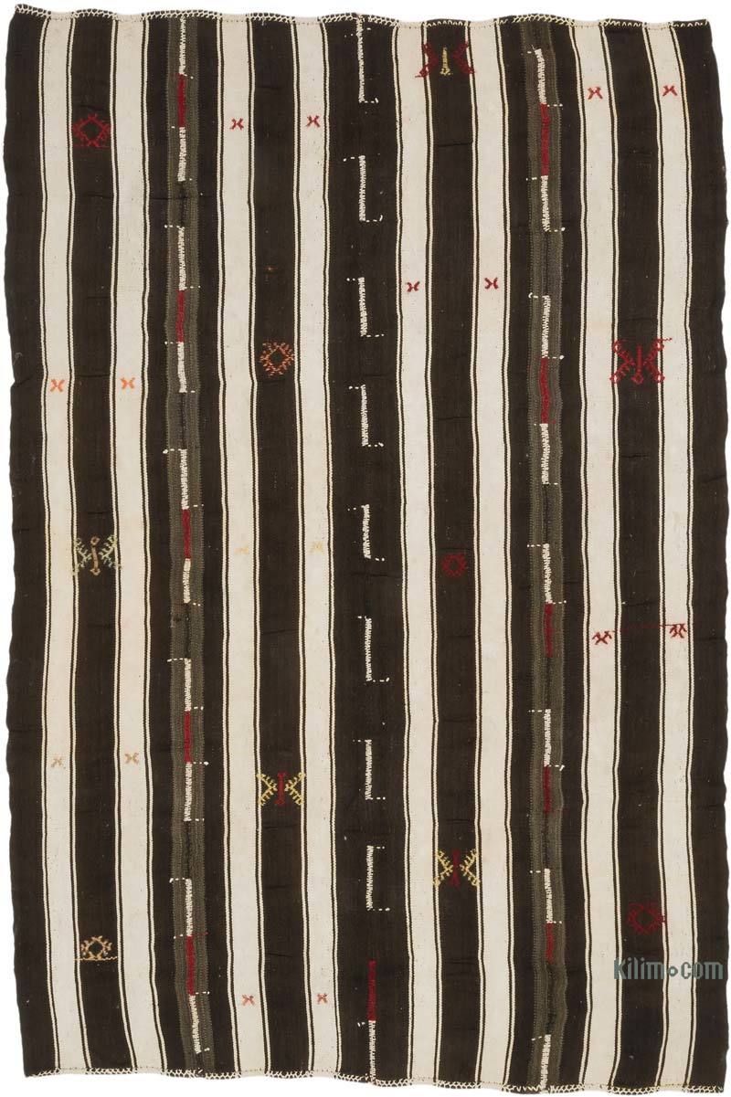 Vintage Anatolian Kilim Rug - 6'  x 8' 10" (72" x 106") - K0067758