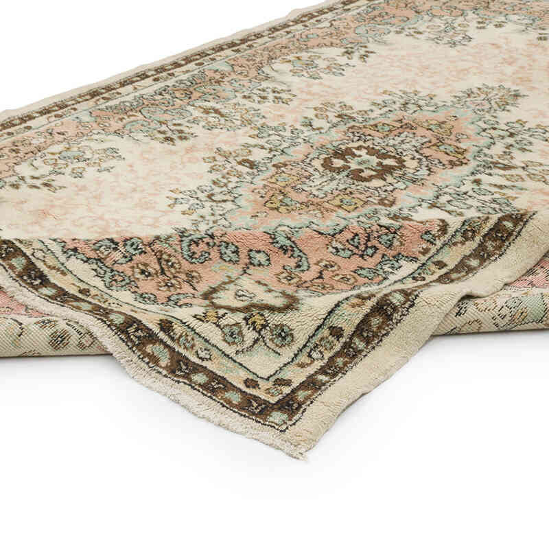 Vintage Turkish Hand-Knotted Rug - 6' 3" x 9' 1" (75" x 109") - K0067761