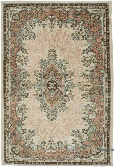 El Dokuma Vintage Halı - 191 cm x 277 cm