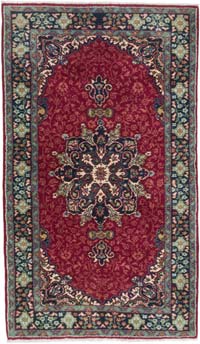 Vintage Turkish Hand-Knotted Rug - 3' 9" x 6' 5" (45" x 77")